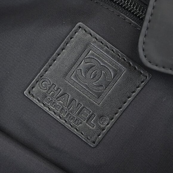 Chanel Black PVC Sport Line Shoulder Bag 115762 - Picture 7 of 8